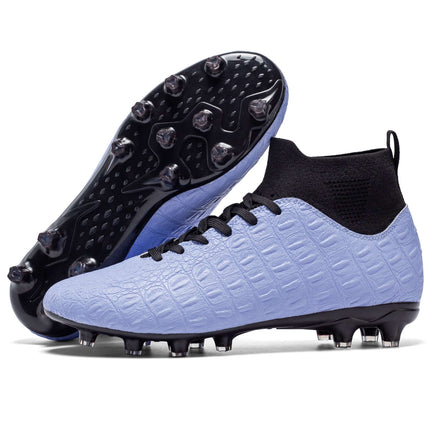 Football Mens High Top Shoes lightweight soccer boots.