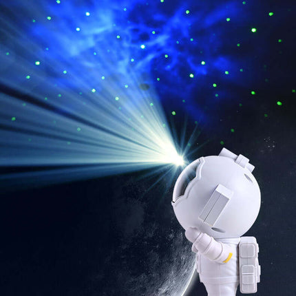 Galaxy Star Projector astronaut night light projecting stars in space with 360° adjustable head