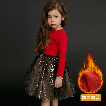 Girls Princess Dress elegant holiday clothing.