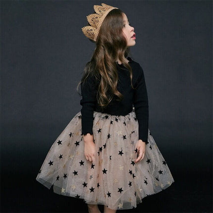 Girls Princess Dress cute bow decoration.