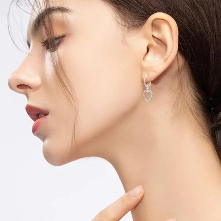 Gold Butterfly Heart Hoop Earrings Set 10 Pairs lightweight earrings