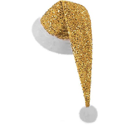 Christmas Sequin Santa Hat – Sparkling Holiday Cap for Party & Festive Decoration, sequin santa hat, christmas accessories, holiday party hat, festive costume, christmas decorations, christmas fashion, santa claus hat