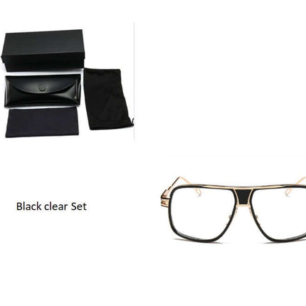 Grandmaster Square Sunglasses retro hip hop style.