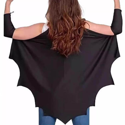 Halloween Bat Shaped Cape Kids Cosplay With Mask Bat Theme Costume