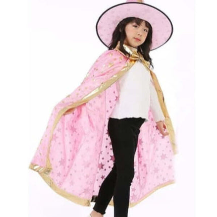 Halloween Cloak Set Wizard Cape With Hat Themed Halloween Clothing