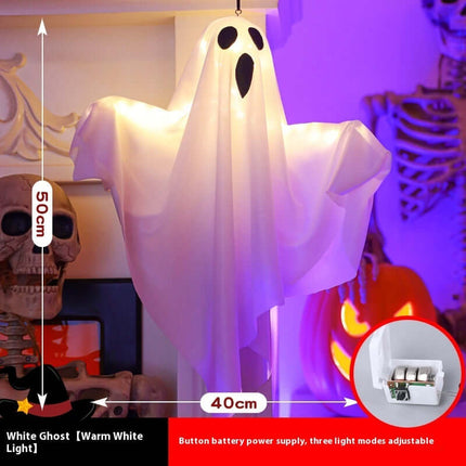 Halloween Glowing Scream Ghost Light Hanging Decor Glowing Ghost Decoration