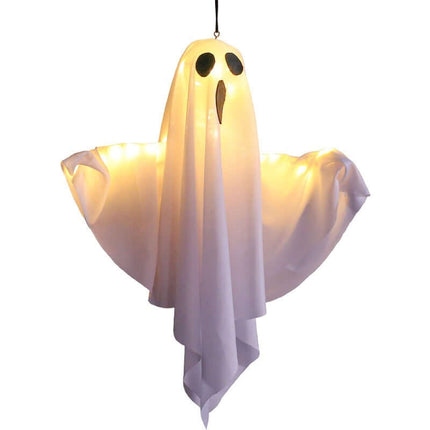 Halloween Glowing Scream Ghost Light Hanging Decor Haunted House Accent