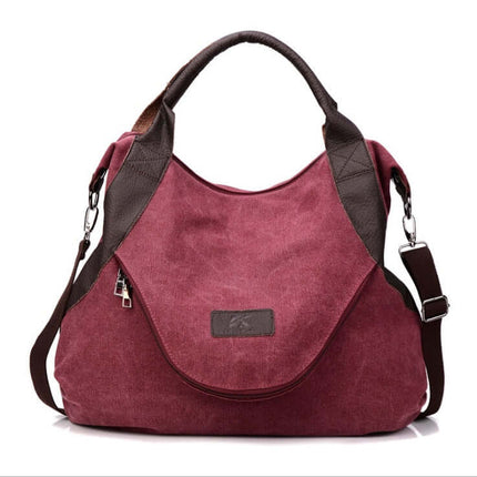 Handbags Women Minimalist Retro Vintage Canvas Bag casual beige bag.