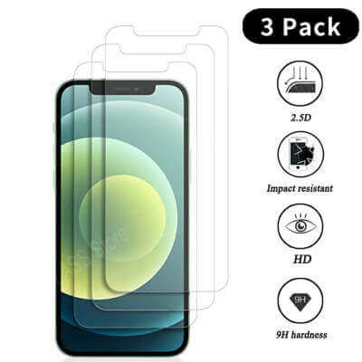 Premium HD Tempered Glass Screen Protector for Phone case friendly fit