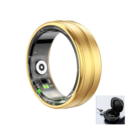 Healthy Heart Rate Blood Oxygen R6 Smart Ring showcasing its sleek design and internal technology.