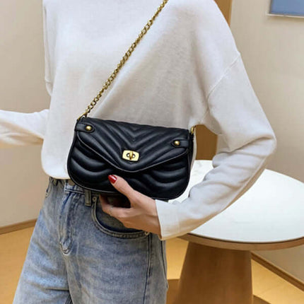 Luxury Chain Crossbody Shoulder Mini Bag for Women side angle