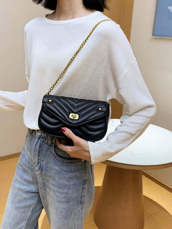 Luxury Chain Crossbody Shoulder Mini Bag for Women side angle