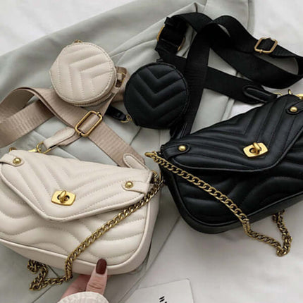 Luxury Chain Crossbody Shoulder Mini Bag for Women casual outfit pairing
