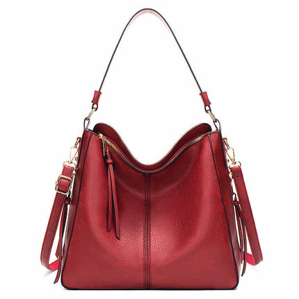 Hobo Bags Women High Capacity Handbags Shopping Totes soft surface.