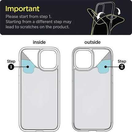 Hybrid Shockproof Clear Case for Samsung Galaxy back transparent design