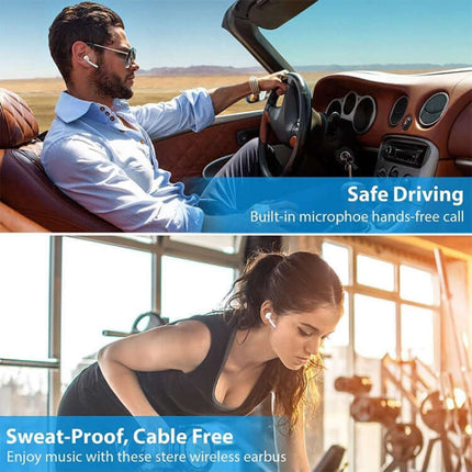 i12 TWS Bluetooth Earphones with Charging Box fast Bluetooth 5.0 connection