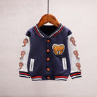 Infant Tops Boys Thin Jackets gray long sleeve top.