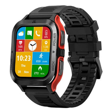 Intelligent Smartwatch Waterproof Silicone Band on wrist