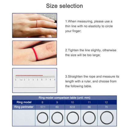 Size selection guide for JAKCOM R4 Smart Ring Multifunctional Wearable with measurement instructions and comparison table.