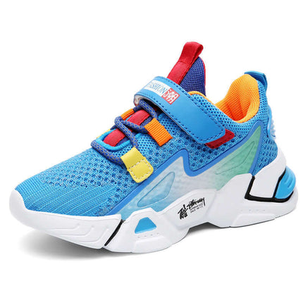 Kids Flying Knit Sneakers Lightweight Breathable Shoes top view