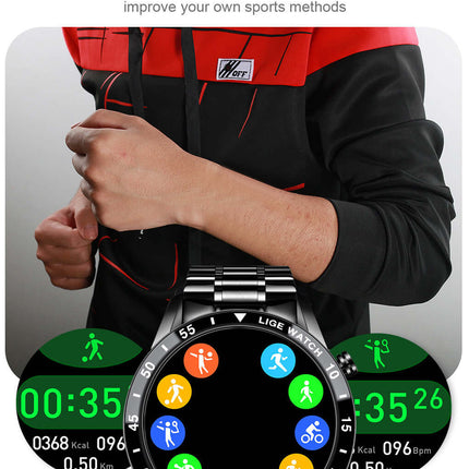 LIGE Smart Watch 2025 Edition Advanced Wearable touch screen display