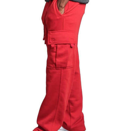 Loose Fit Multi Pocket Cargo Pants for Men utility pocket design