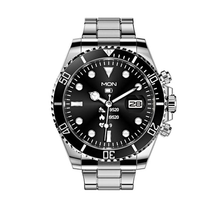 Luxury Green Water Ghost Smartwatch for Men with stainless steel design and waterproof features.