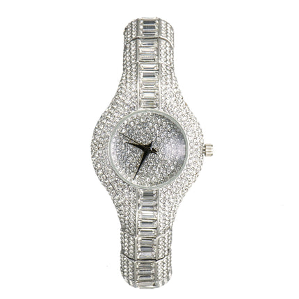 Luxury Diamond Gemstone Fashion Watch For Women crystal bezel sparkle