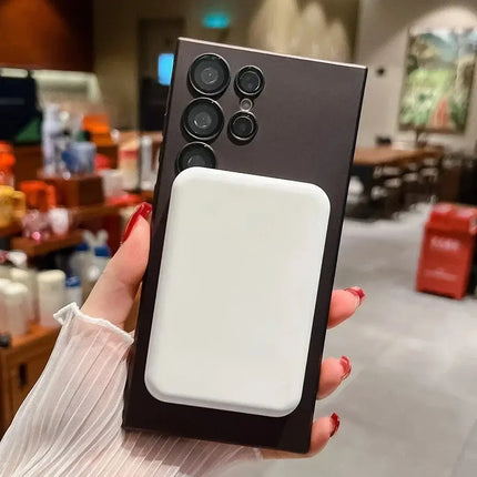 Luxury Matte Magnetic Case for Samsung Phones back matte finish