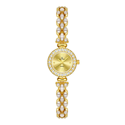 Luxury Starry Zircon Mermaid Watch for Women elegant wrist styling