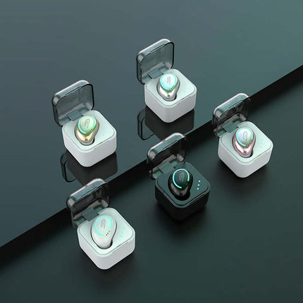 m-b8 mini invisible wireless bluetooth 5.0 earphone magnetic induction