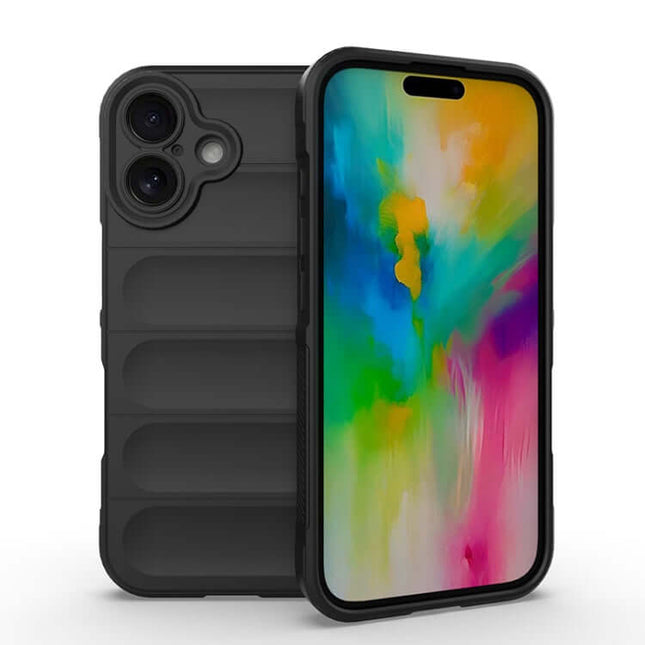 Magic Shield TPU + Flannel Protective Phone Case front view