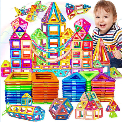 Magnetic Building Blocks DIY Magnets Toys For Kids colorful construction set