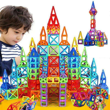 Magnetic Building Blocks DIY Magnets Toys For Kids environmental ABS plastic pieces