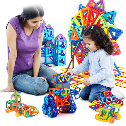 Magnetic Building Blocks DIY Magnets Toys For Kids natural permanent magnet connections