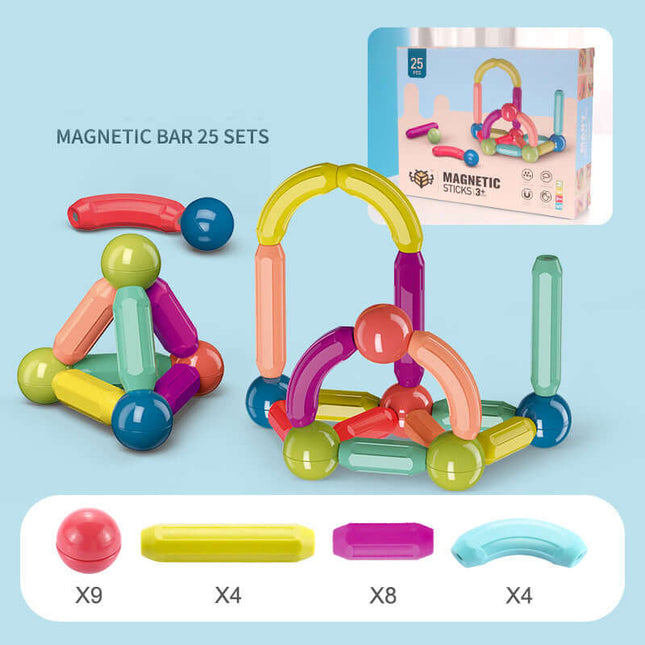 Magnetic Stick Building Blocks logic thinking game.