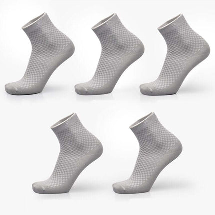 Men Bamboo Fiber Business Socks Breathable Comfort soft texture close-up