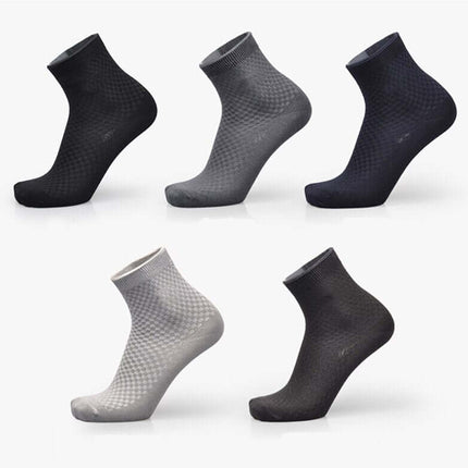Men Bamboo Fiber Business Socks Breathable Comfort formal office wear styling