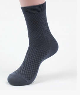 Men Bamboo Fiber Business Socks Breathable Comfort side angle view