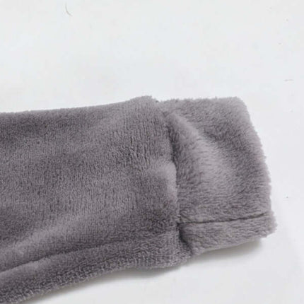 Men Casual Coral Fleece Hooded Sweatshirt Jacket casual style