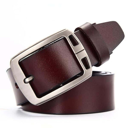 Men Genuine Leather Luxury Belts elegant minimalist design