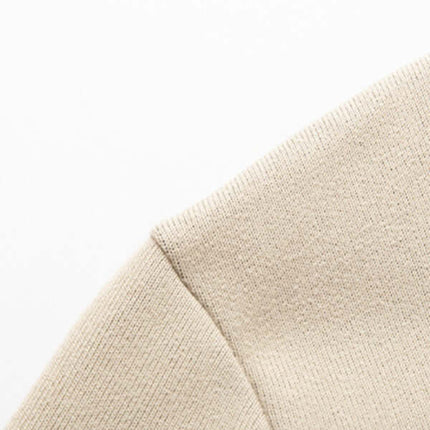 Men Half Turtleneck Plus Velvet Slim Knit Sweater knit texture