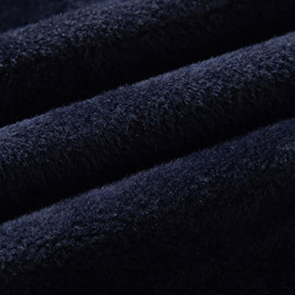 Men Half Turtleneck Plus Velvet Slim Knit Sweater solid color