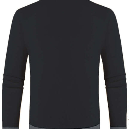 Men Half Turtleneck Plus Velvet Slim Knit Sweater casual style