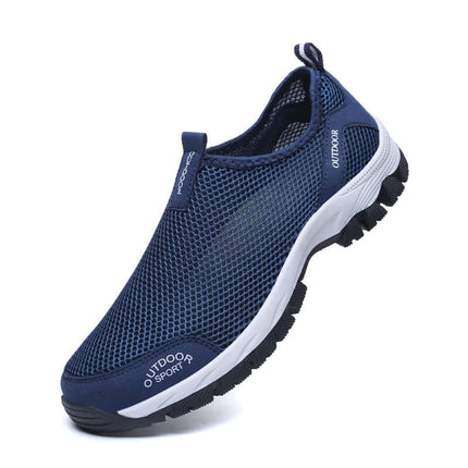 Mens Breathable Large Size 48 Mesh Sports Shoes quick drying function