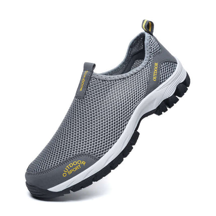 Mens Breathable Large Size 48 Mesh Sports Shoes cushioning glue technology