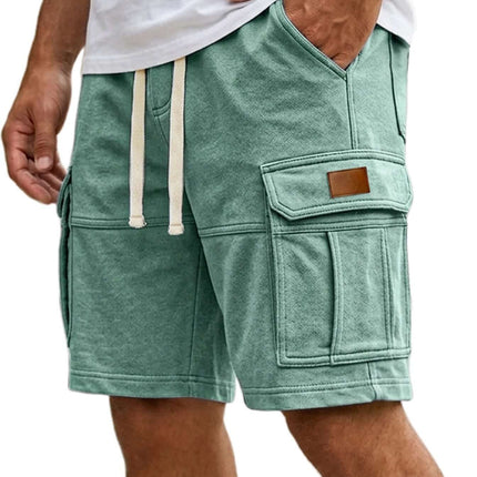 Men's Casual Summer Cargo Shorts With Pockets stylish striped pattern arrangement adding luxury modern detail