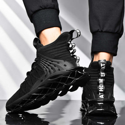 Men’s Fly-Weave Casual Sports Shoes black