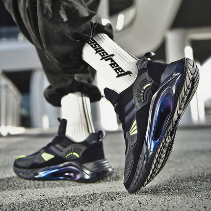 Mens Low-Top Basketball Trendy Youth Sports Sneakers side view