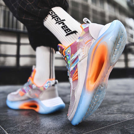 Mens Low-Top Basketball Trendy Youth Sports Sneakers youth style